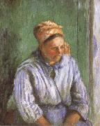Camille Pissarro Mere Larcheveque painting